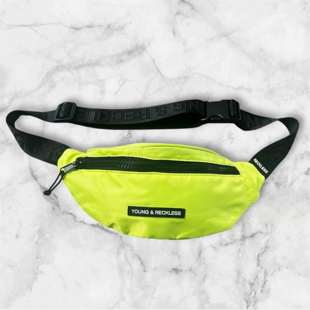 Young & Reckless Bright Lime Belt Bag
